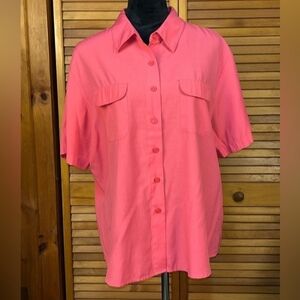 Women's Pink Blouse (Size XL)